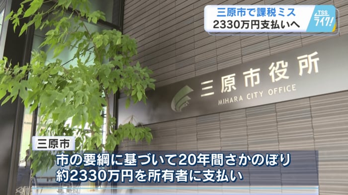 ２３３０万円を所有者に支払う