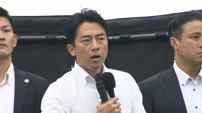 解雇規制の見直しを強調した小泉進次郎氏
