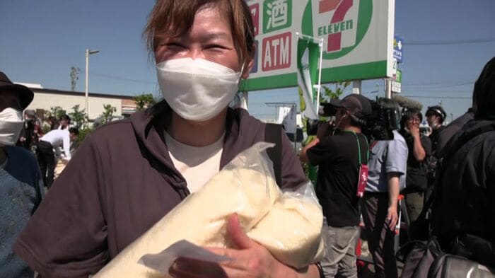 備蓄米を購入した人