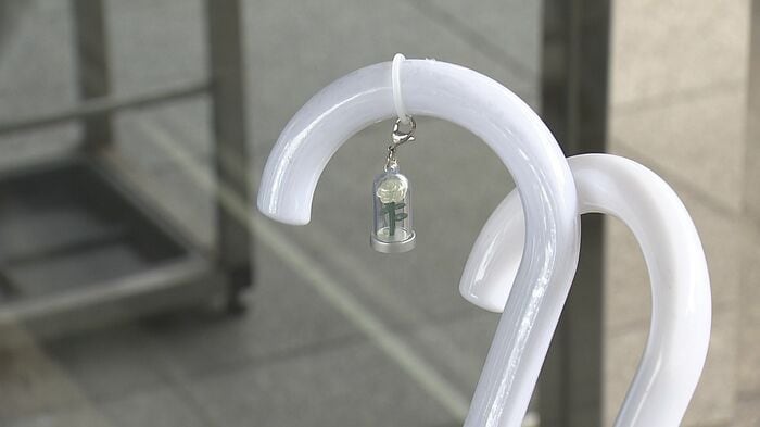 カプセルトイに入っている傘につけるリング