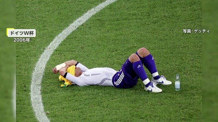 中田英寿さん（2006年ドイツW杯）