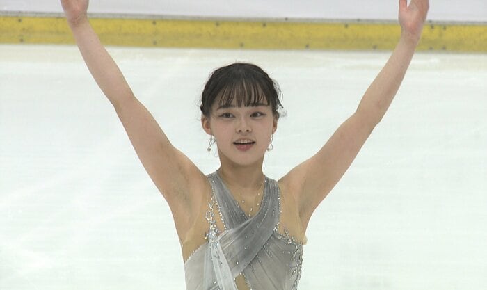 ラスト中部ブロックを会心の演技でそろえ、2位表彰台に上った横井（中部選手権）