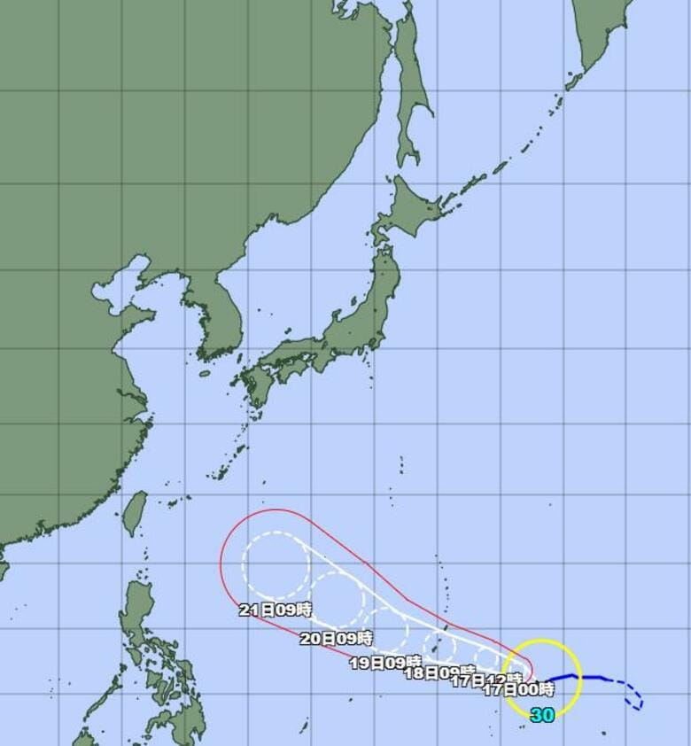 【台風情報】台風30号の最新進路と影響は？警戒が必要となるのは来週後半　気象予報士「今後の進路次第では影響が大きくなるおそれ」｜FNNプライムオンライン
