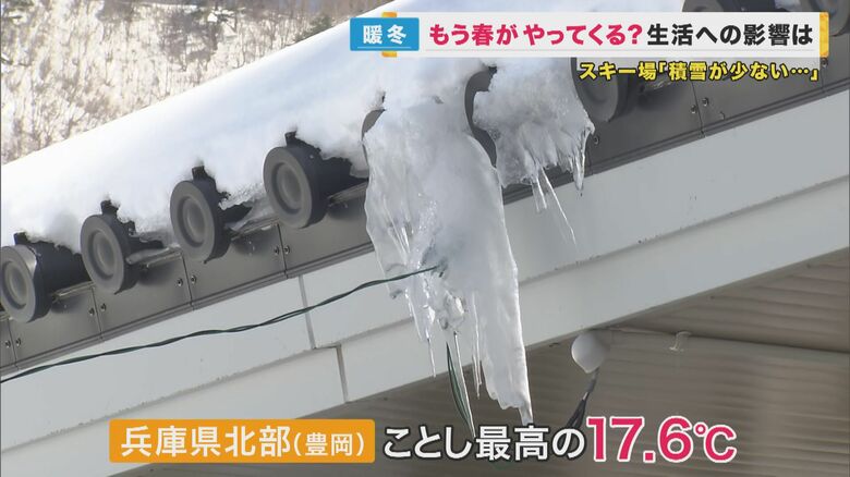 季節外れの暖かさ…4月上旬並みの気温　スキー場は雪不足　家電量販店では早くも「扇風機」の問い合わせ｜FNNプライムオンライン