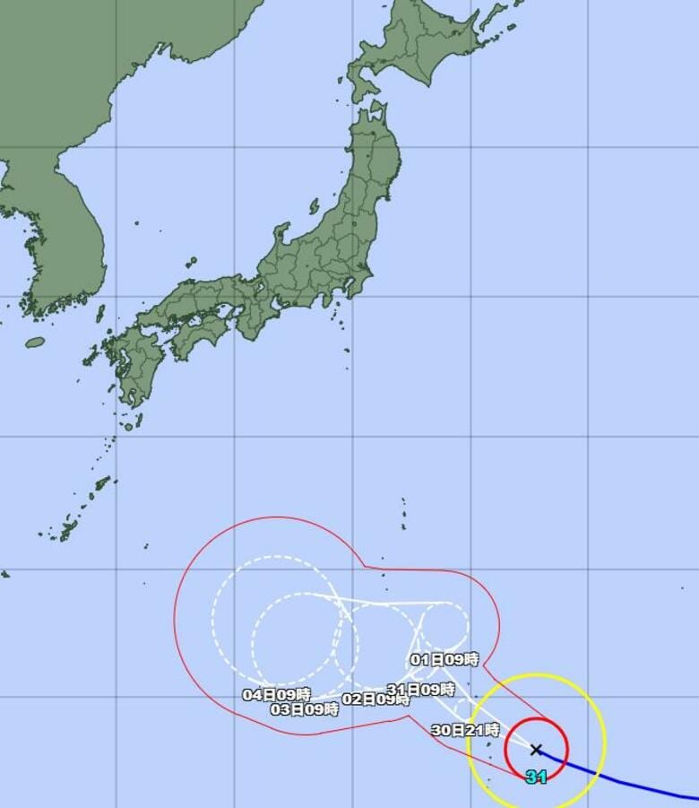 【台風情報】非常に強い台風31号の進路と影響は？最大瞬間風速は65メートル　周辺海域では高波や強風への警戒が必要…気象予報士「今後の台風情報に注意が必要」｜FNNプライムオンライン
