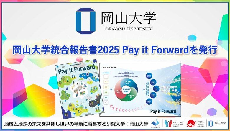 【岡山大学】「岡山大学統合報告書2025 Pay it Forward」を発行しました