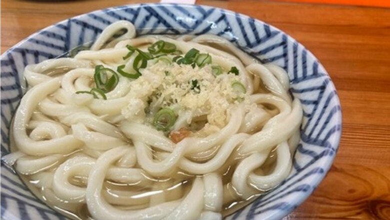 香川県で食べたうどんの一つ(提供:大森さん)