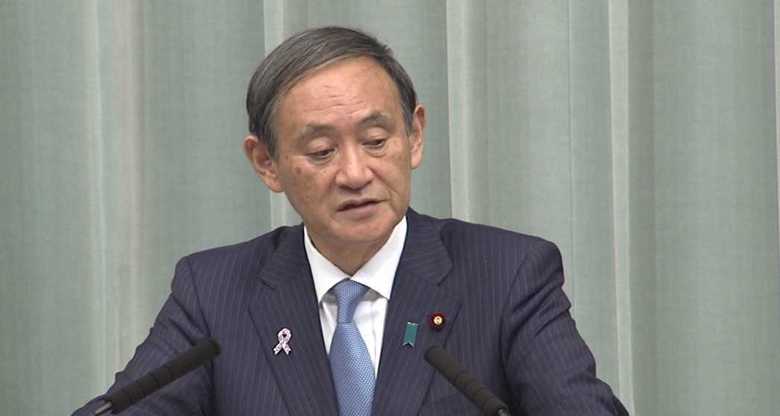 会見する菅官房長官(11月15日)