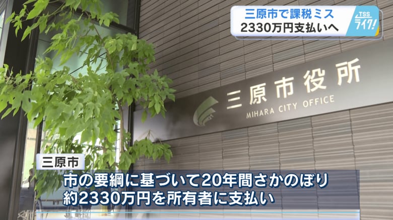 ２３３０万円を所有者に支払う