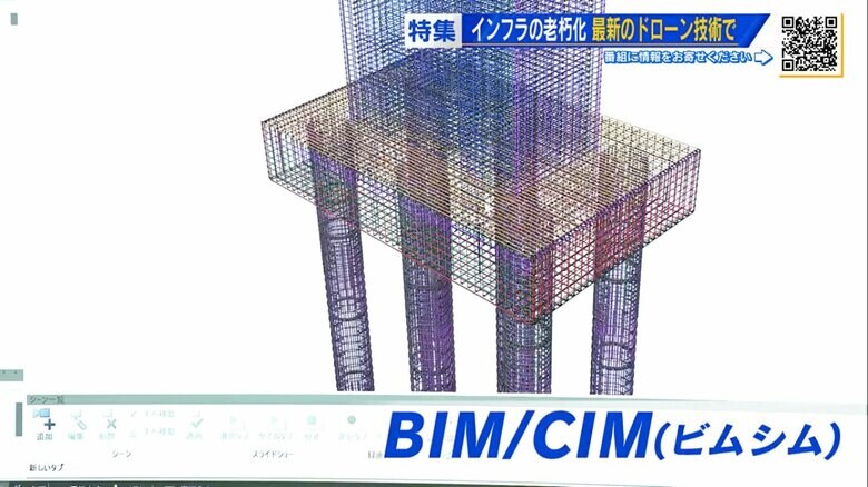 BIM／CIMの導入により、3D化された図面