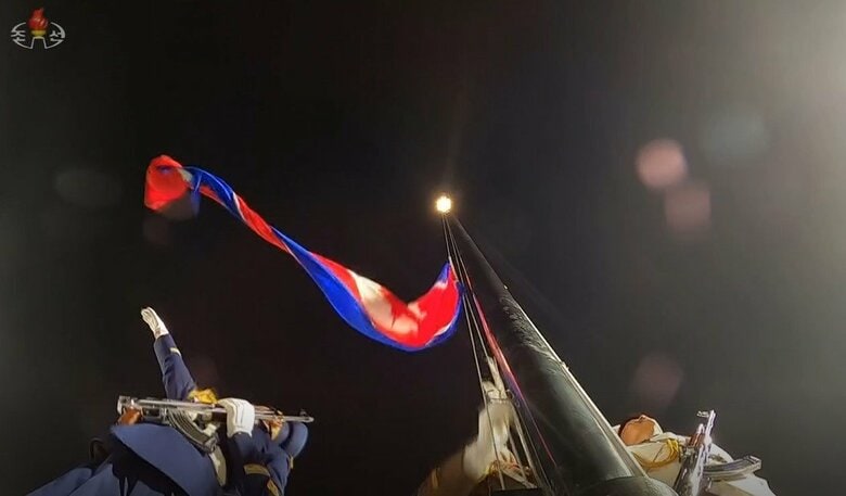 初の深夜開催のパレード（2020年10月10日）