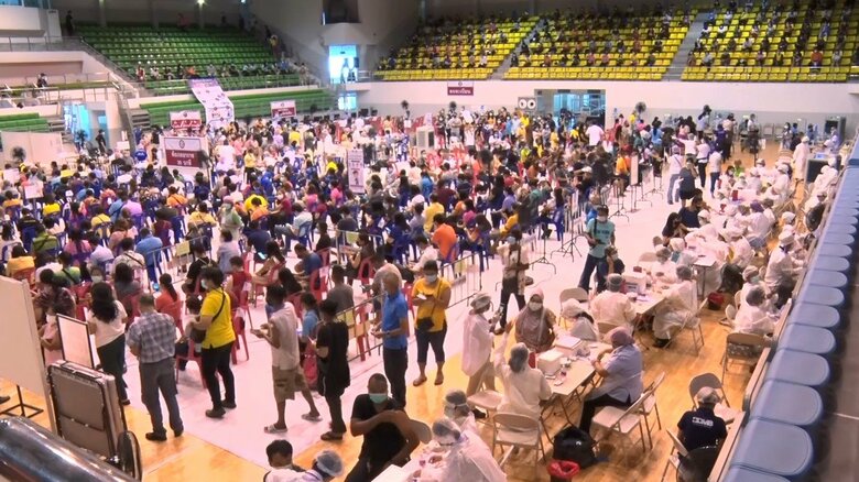 島民の6割以上が1回目の接種を終えている