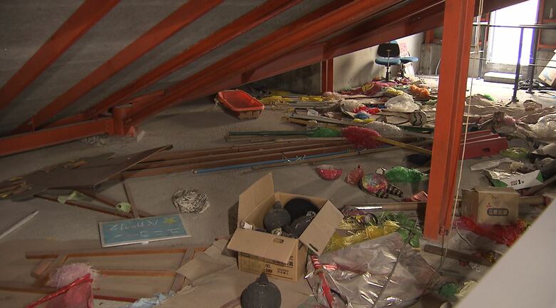 井上さんたちが避難した屋上の部屋