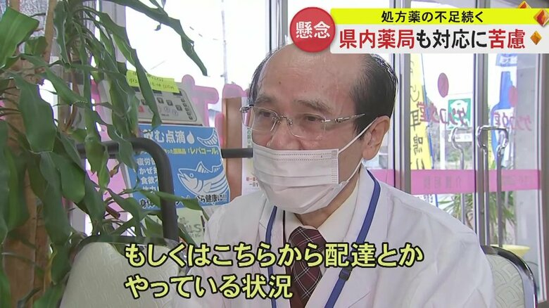 現状を語る緒方健康堂薬局（熊本市薬剤師会長） 丸目新一薬剤師