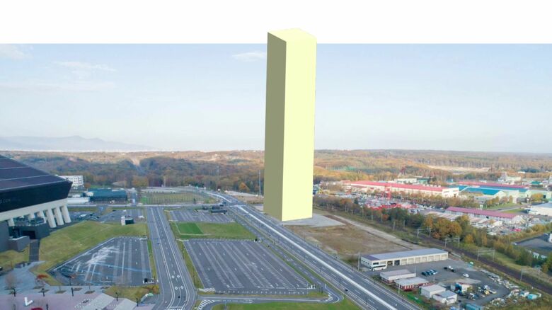 36階建てのタワーマンションが建設予定（提供：北広島市）