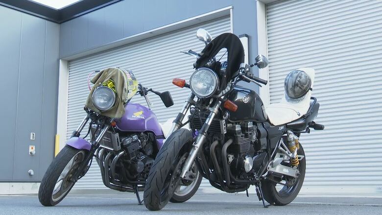 警察が押収したバイク