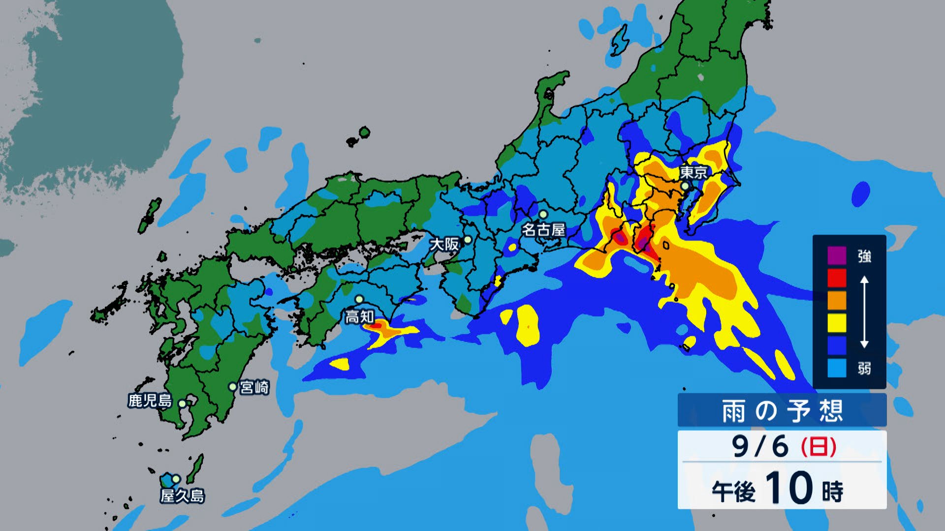 鹿児島・奄美で線状降水帯が発生　今夜から関東も大雨に警戒