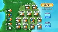 ＜岩手県の天気＞6日午後から晴れて9月並みの気温に　夏日となる所も