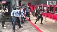 来月競技再開の広島競輪場 官民合同で消防訓練 「競輪で当たらず放火」を想定