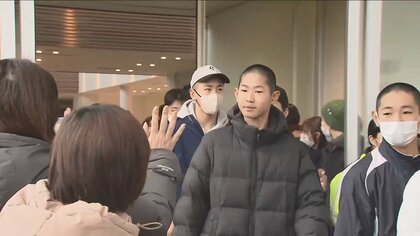 「勉強頑張りたい」「楽しみもある」石川・珠洲市と能登町の中学生が集団避難　あすから金沢で授業再開