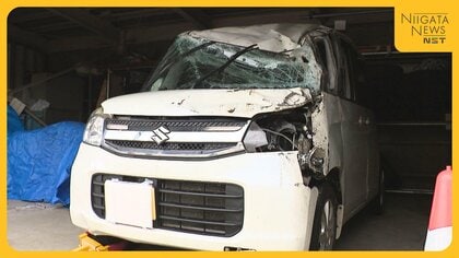 道路の追い越し巡り…あおり・幅寄せ　互いに“危険運転”行い電柱に衝突する事故　運転手の57歳男と38歳男を逮捕　新潟市