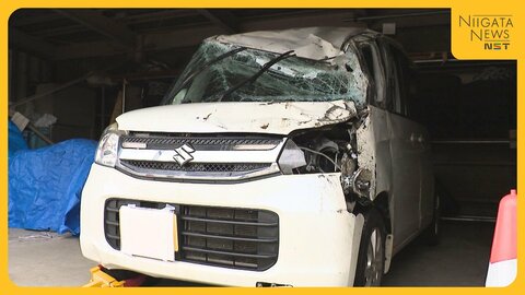 道路の追い越し巡り…あおり・幅寄せ　互いに“危険運転”行い電柱に衝突する事故　運転手の57歳男と38歳男を逮捕　新潟市