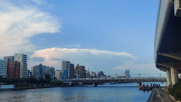 かなとこ雲（ウェーザーマップ提供）