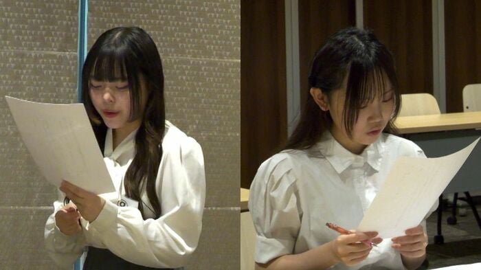 「すずなさん」(左)と「こゆきさん」(右)