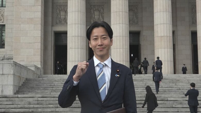特別国会召集　大分1区・自民党衛藤博昭議員が初登院「職責の重さを強く感じる、経済政策の推進にも力を」｜FNNプライムオンライン