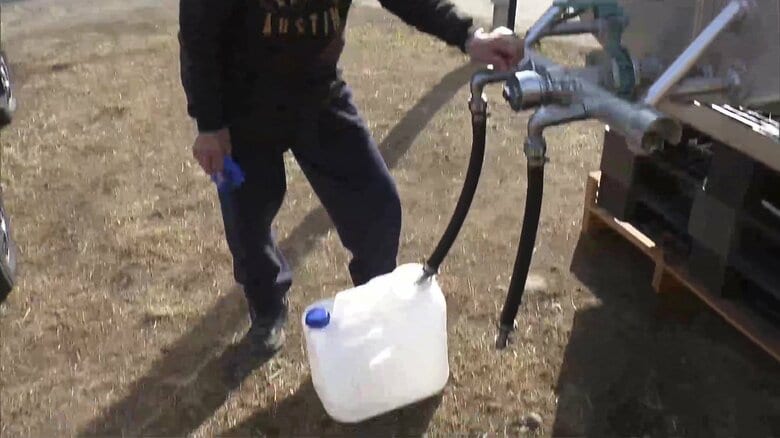【困惑】山火事の影響で大船渡市の一部地区900戸以上で水道水が飲み水として使えない状態に　2つの町で臨時給水所を設置｜FNNプライムオンライン