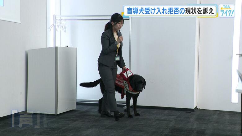 盲導犬　未だに利用者の半数近くが受け入れ拒否に…「盲導犬についての理解を深めて」協会が広島で勉強会｜FNNプライムオンライン