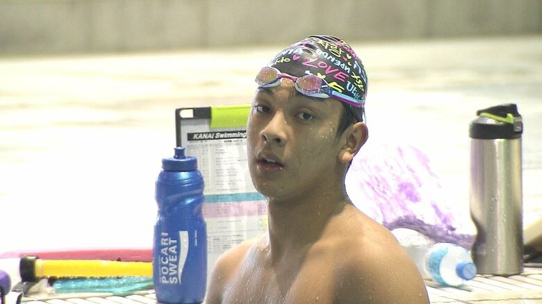 進化続ける注目スイマー・竹野伊織選手　瀬戸大也選手の日本中学記録を更新　「世界で戦い、勝ちたい」　【福井】｜FNNプライムオンライン