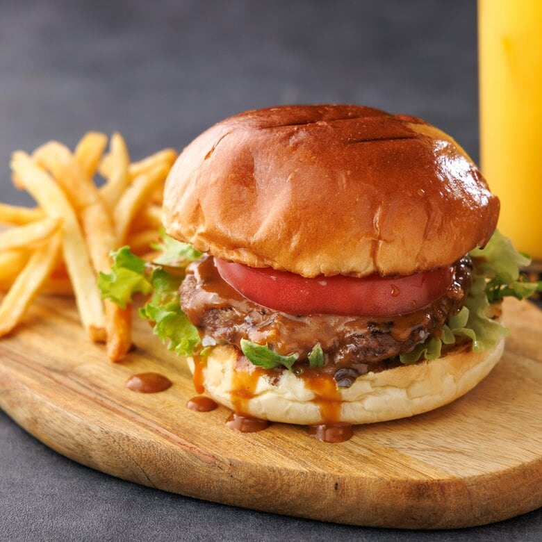 牛タン専門店が手がける“肉感バーガー”が人気…ミュープラット神宮前の牛タンハンバーグ＆バーガー専門店｜FNNプライムオンライン
