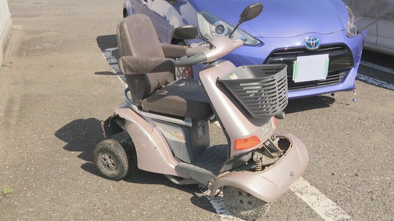 シニアカーごと田んぼに転落…92歳女性が後ろから来た乗用車にはねられ死亡 運転していた71歳男を現行犯逮捕｜FNNプライムオンライン