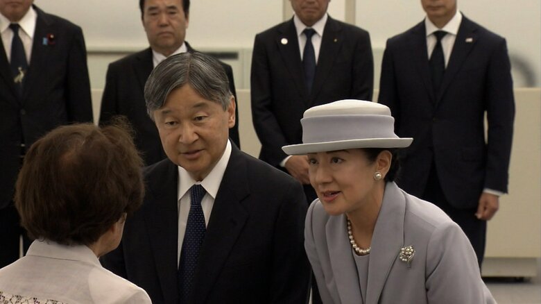 「平和というのは本当に大切ですね」何度も述べられる場面も…天皇皇后両陛下が「原爆資料館」で90代被爆者らと懇談　戦後80年にあたり広島訪問｜FNNプライムオンライン