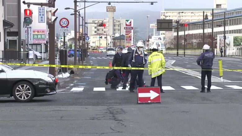 遺体に残されたタイヤ痕・傷跡が一致 死亡ひき逃げ事件で44歳の男逮捕《福島県》|FNNプライムオンライン