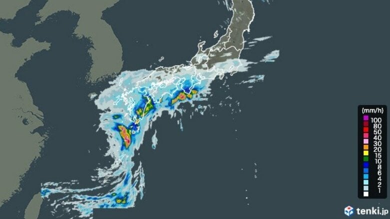 関東甲信地方では「警報級の大雨」の可能性　4日夜のはじめ頃から7日頃にかけて、断続的に雷を伴った激しい雨の降る所がある見込み｜FNNプライムオンライン