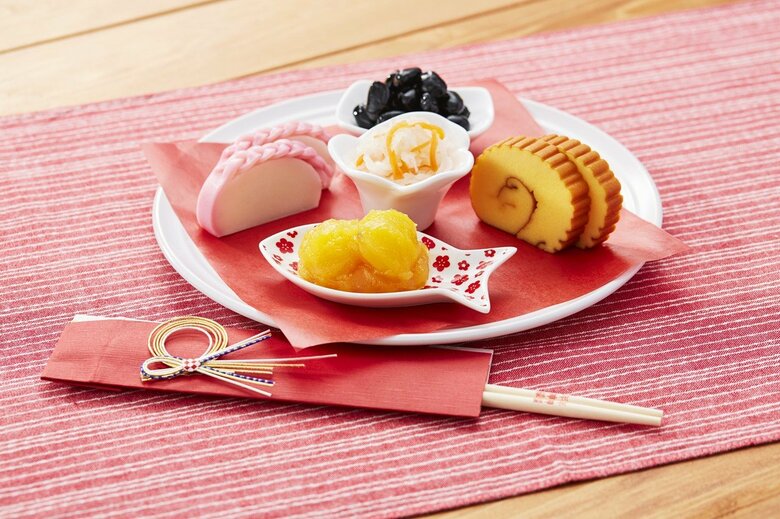 5点盛りの「ワンプレートおせち」（提供：紀文食品）