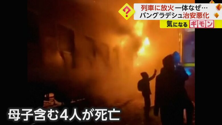 子どもとその母親を含む4人が死亡した火災