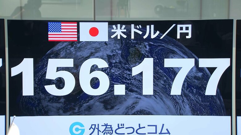 決定内容公表後10分ほどで156円台へと円売りが進んだ
