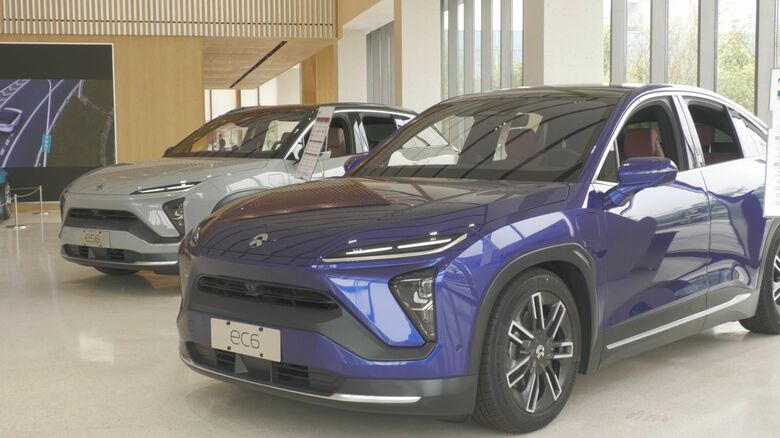 中国車のイメージを覆す、洗練されたデザインのNIOのEV