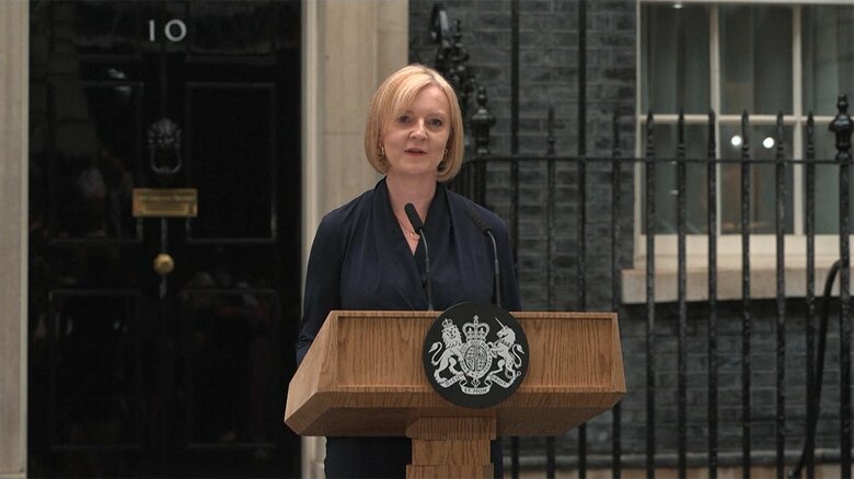 イギリスの新首相に就任したトラス氏（9月6日）