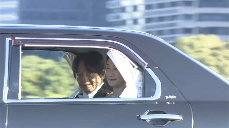 秋篠宮ご夫妻も新年祝賀の儀出席のため皇居へ