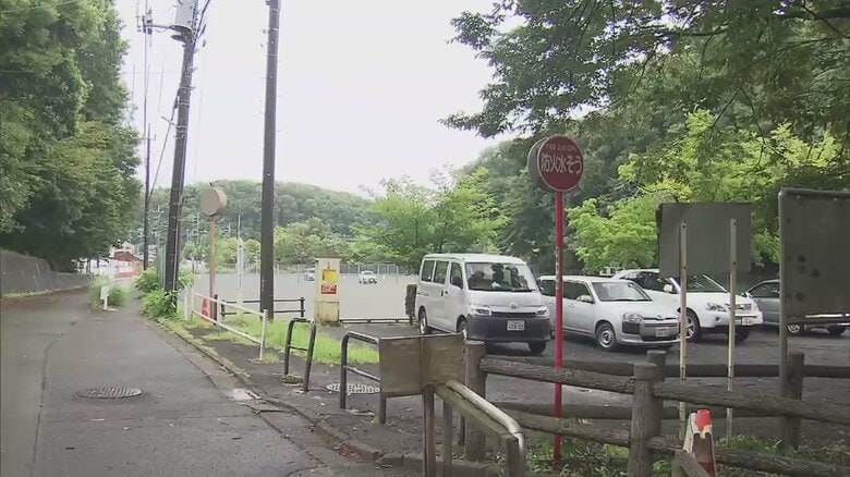 深夜の公園には、車6台、バイク数十台が集結していた