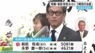 枕崎市長選挙　現職・前田氏が３期目の当選　鹿児島