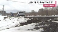 シャーベット状態でスリップしたか…20代男性重体