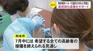 熊本市は熊本城ホールでの接種態勢をこれまでの4倍に拡充