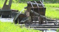 昔ながらの心和む風景は今も…初夏の風物詩 管理者たちの思いをのせて回る水揚げ水車【岡山・津山市】