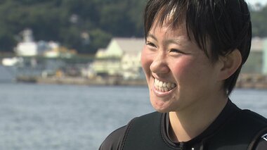 「海猿になりたい」日本初“女性潜水士”が誕生 身長155cm 鍛え抜かれた腕の筋肉！重り5k…