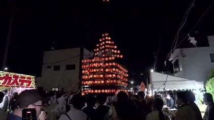 二本松の提灯祭り・本祭り　神輿渡御や各町に戻った太鼓台が夜を彩る　10月5日は最終日